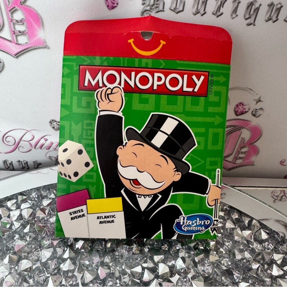 Monopoly Card Game by Hasbro McDonald’s mini travel game brand new